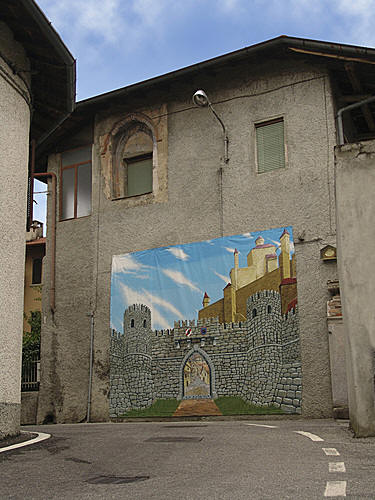 Cimbro di Vergiate - il dipinto